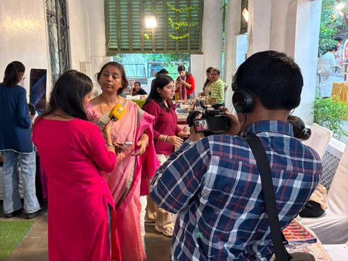 Exhibition and media coverage of Gramin Pragati Samiti