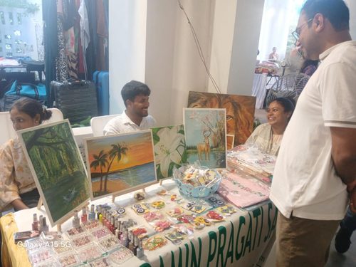 Exhibition and media coverage of Gramin Pragati Samiti